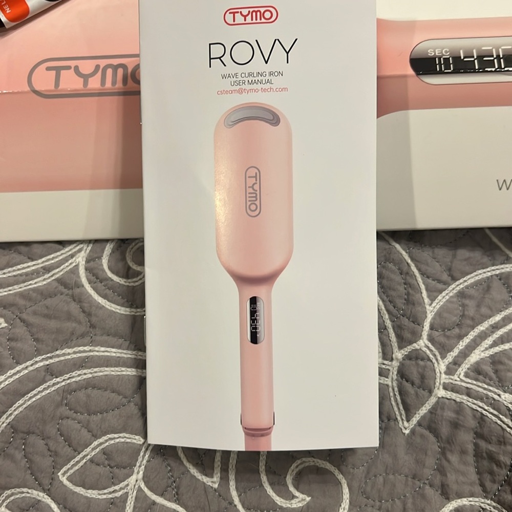 TYMO ROVY Pink Wave Curling Iron - Picture 2 of 3